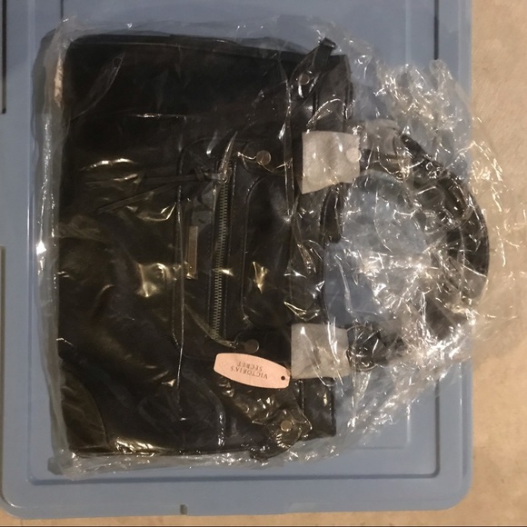Victoria Secret vintage black bag plus clutch - Picture 2 of 8